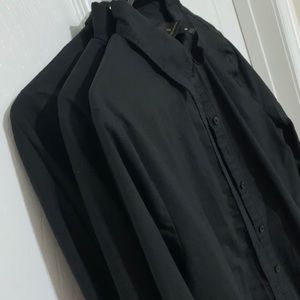 Black button up dress shirts.